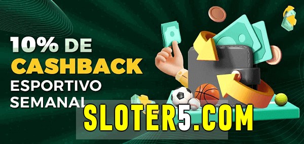 10% de bônus de cashback na sloter